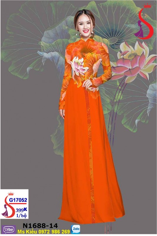 Vải áo dài đặt in