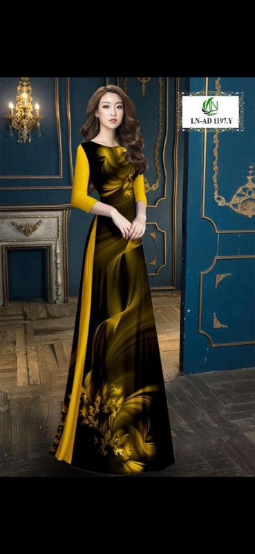 Vải áo dài đặt in