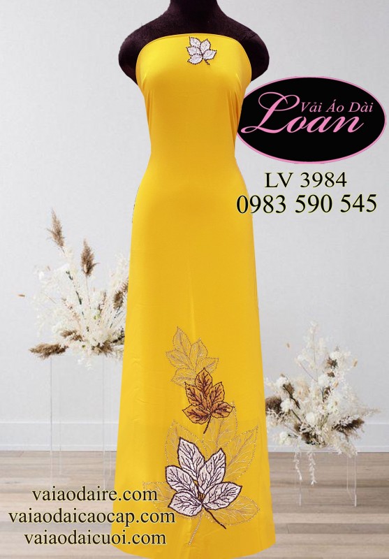 Vải áo dài đặt in