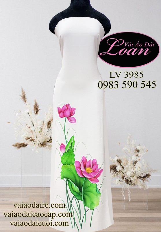 Vải áo dài đặt in