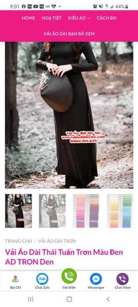 Vải áo dài đặt in