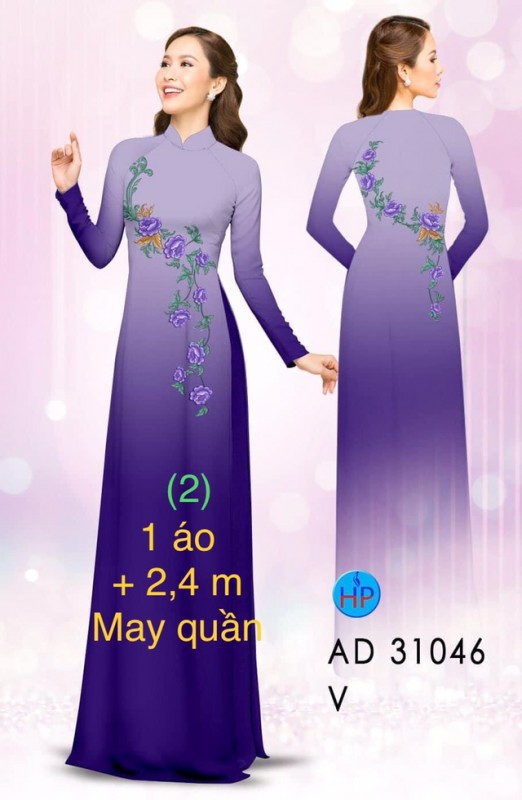 Vải áo dài đặt in