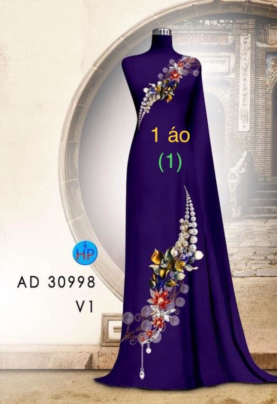 Vải áo dài đặt in