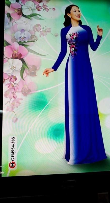 Vải áo dài đặt in