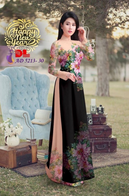 Vải áo dài đặt in