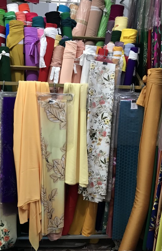 Vải áo dài đặt in