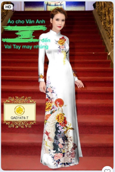 Vải áo dài đặt in
