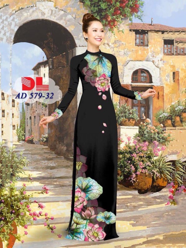 Vải áo dài đặt in