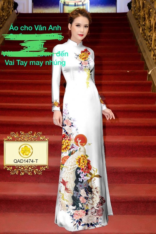 Vải áo dài đặt in