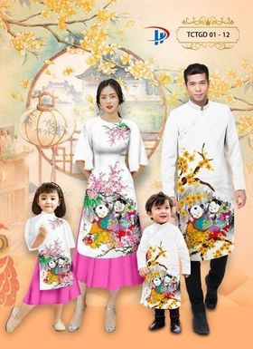 Vải áo dài đặt in