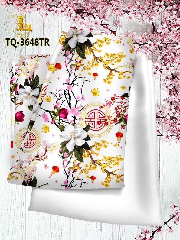 Vải áo dài đặt in