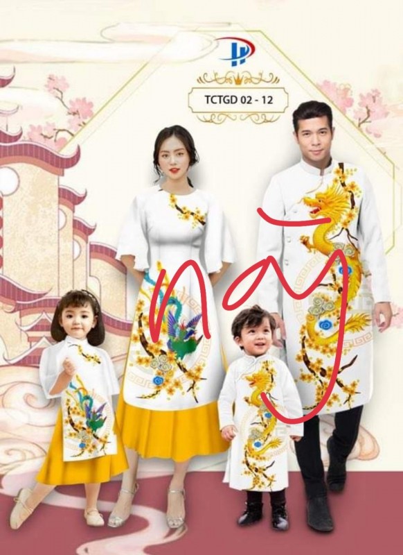 Vải áo dài đặt in