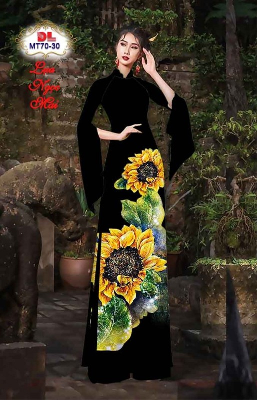 Vải áo dài đặt in