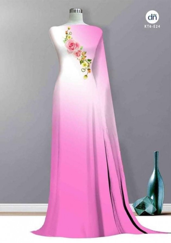 Vải áo dài đặt in