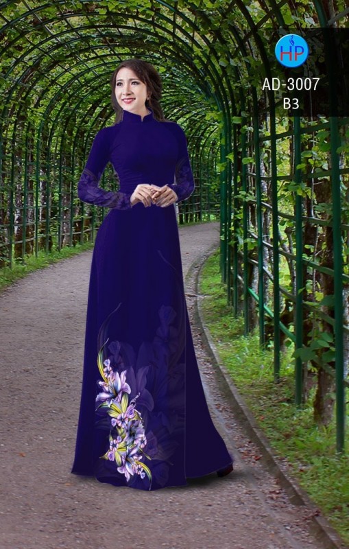 Vải áo dài đặt in