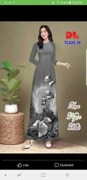 Vải áo dài đặt in