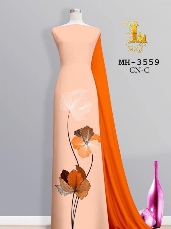 Vải áo dài đặt in