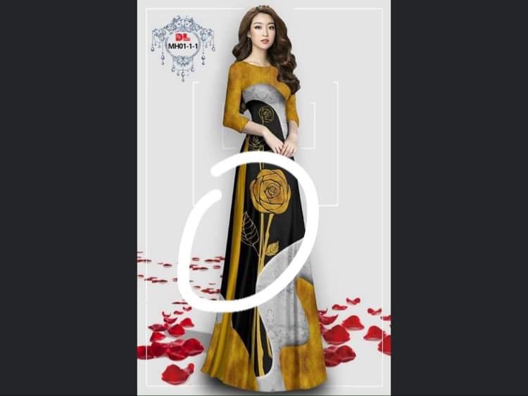 Vải áo dài đặt in