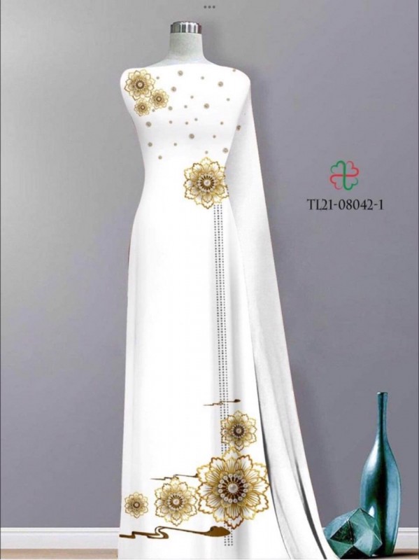 Vải áo dài đặt in