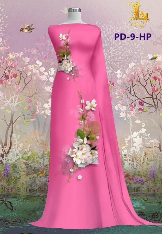 Vải áo dài đặt in