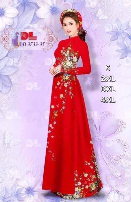 Vải áo dài đặt in