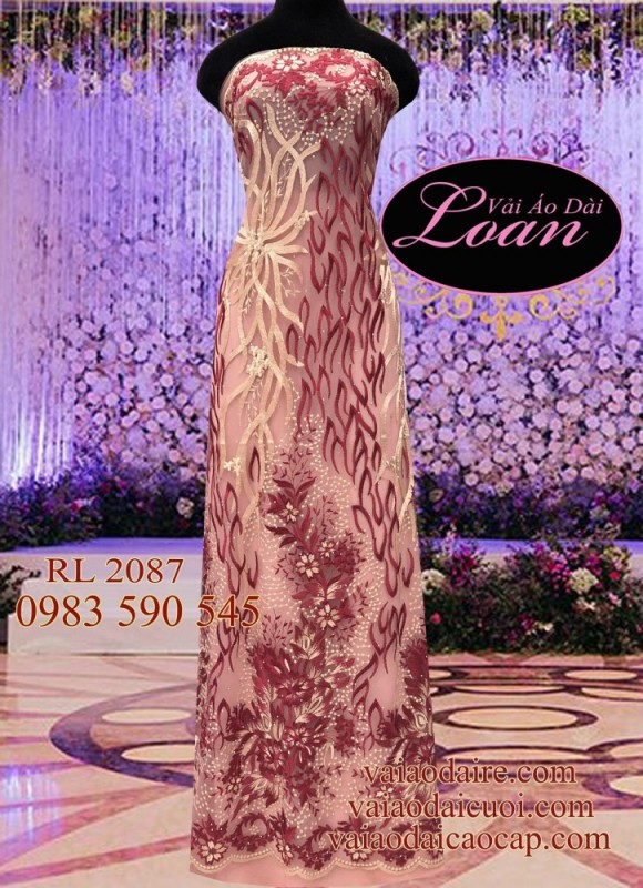 Vải áo dài đặt in