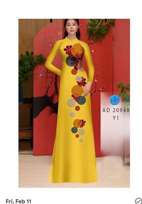 Vải áo dài đặt in