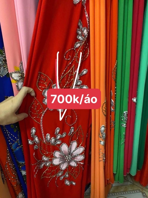 Vải áo dài đặt in