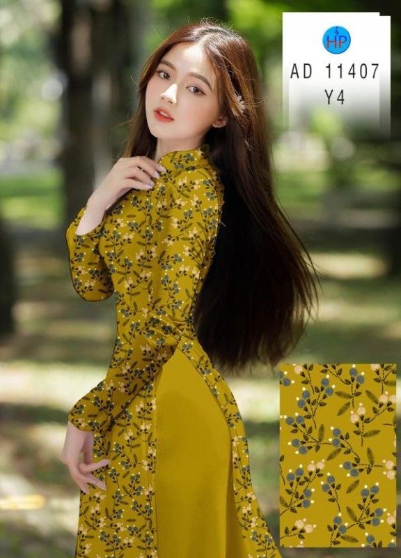 Vải áo dài đặt in