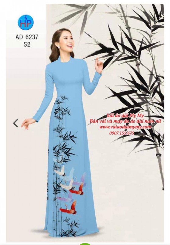 Vải áo dài đặt in