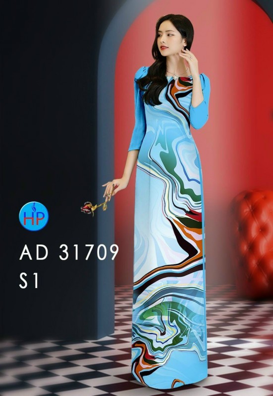 Vải áo dài đặt in