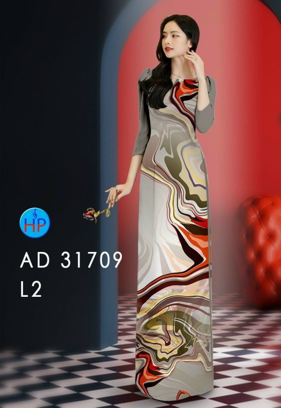 Vải áo dài đặt in