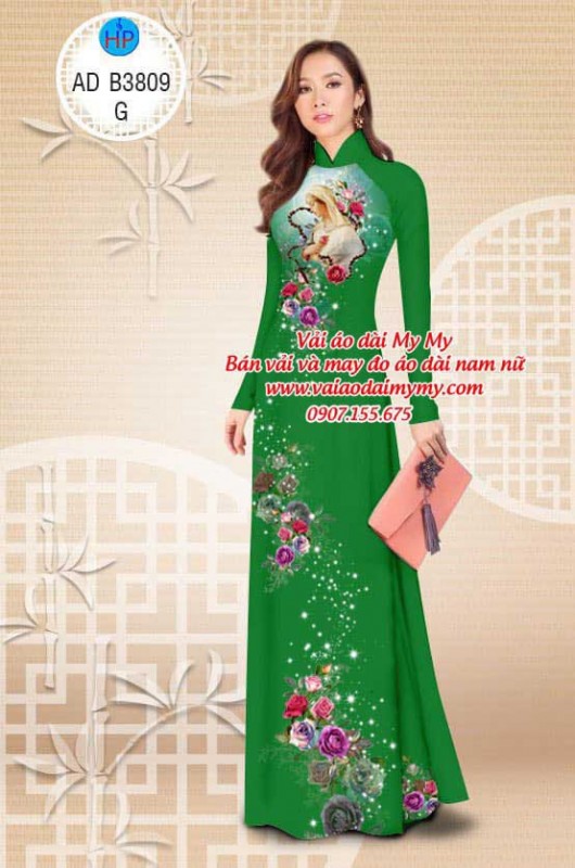 Vải áo dài đặt in