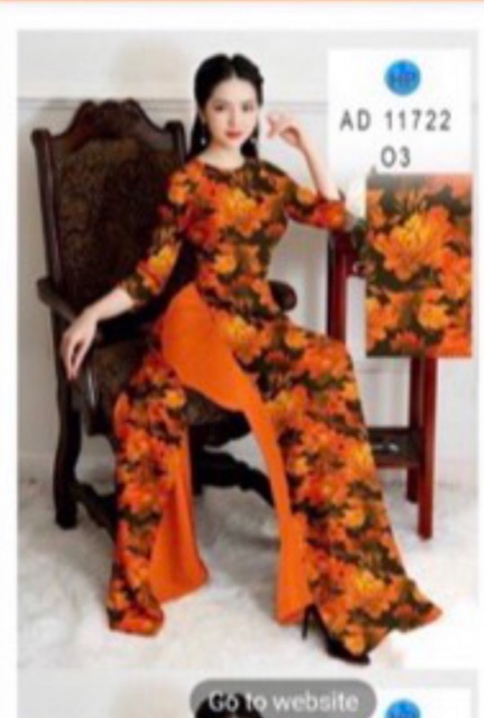 Vải áo dài đặt in