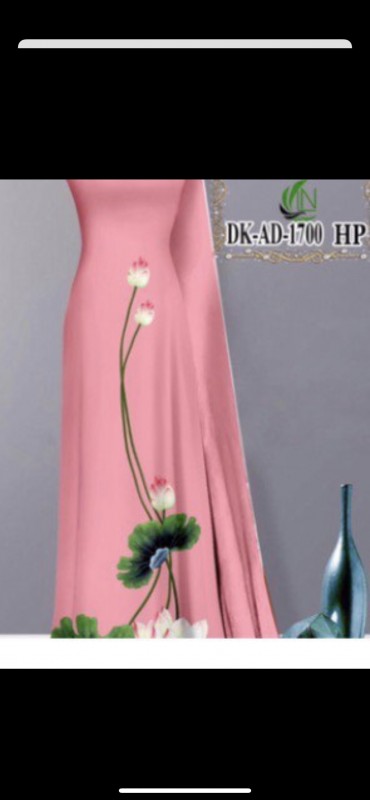 Vải áo dài đặt in