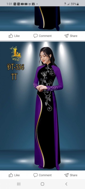 Vải áo dài đặt in