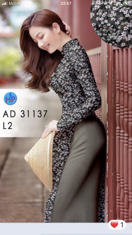 Vải áo dài đặt in