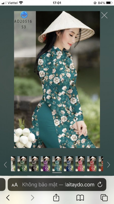 Vải áo dài đặt in