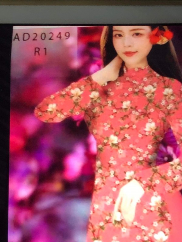 Vải áo dài đặt in