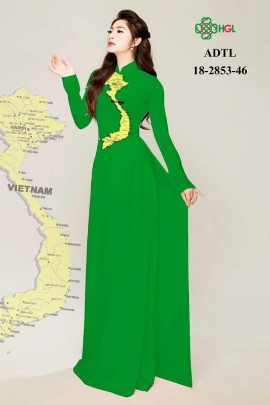 Vải áo dài đặt in