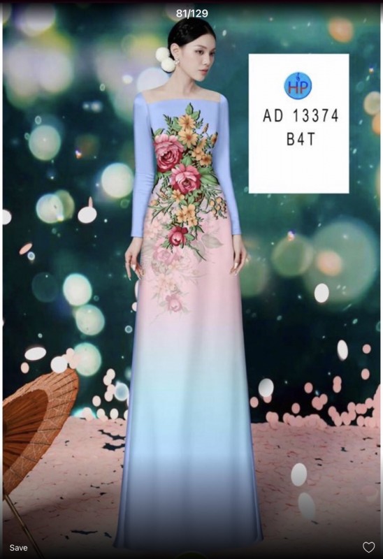 Vải áo dài đặt in