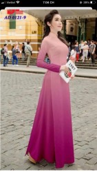 Vải áo dài đặt in