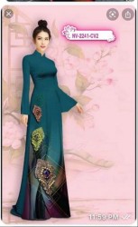Vải áo dài đặt in