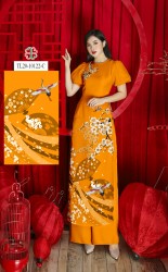 Vải áo dài đặt in