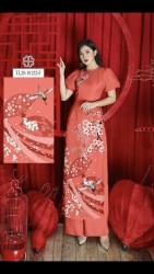 Vải áo dài đặt in