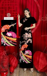 Vải áo dài đặt in