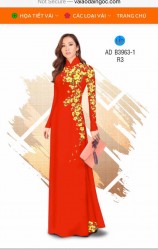 Vải áo dài đặt in