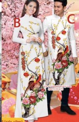 Vải áo dài đặt in