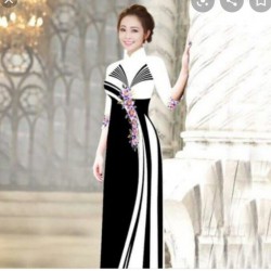 Vải áo dài đặt in