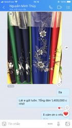 Vải áo dài đặt in